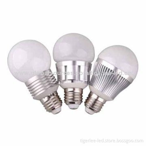 e27 LED bulbs with SMD 5630 chip, CRI>80, aluminum shell + PC lampshade